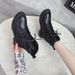 2020 Autumn Martin Boots For Women, British Style, Versatile Thin Motorcycle Black Breathable Short Boots, Available In_vogvips.com