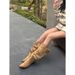 Sheepskin Version~ Pointed Toe Western Cowboy Slimming Wrinkled Pile Women Chunky Heel Elegant Over-the-Knee Long Boots_vogvips.com