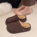 2025 Ugly-Cute Retro Closed-Toe Shoes For Women Autumn Winter New Slip-On Casual Slippers_vogvips.com