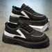 Men's Casual Sneakers With Thick Sole For Height Increase, Breathable & Comfortable Round-Toe Shoes For Daily Wear, Sizes 38-45 Versatile Daily Style_vogvips.com