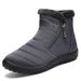 Cross-Border Large Size Shoes Dropshipping Snow Cold-Proof Warm Cotton Fleece-Lined Thickened Versatile Women's_vogvips.com