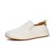 Fashion Fashion Casual Platform Loafers For Men Designer Cow Leather Men's Luxury Board Shoes Fashion Solid Color Zapatos De Hombre_vogvips.com
