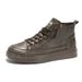 European Warm Series Autumn New High-top Martin Boots Men's Trendy Versatile Non-slip Wear-resistant Casual Leather Work Shoes_vogvips.com