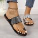 Large Toe In Summer 2025, Lightweight And Cool Flat Slippers For Women_vogvips.com