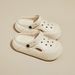 Cool Slippers Women's Thick-soled Bag Head Thick-soled Heightening Shoes Half-drag Hole Shoes Are Comfortable And Casual_vogvips.com