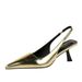 070-10 Style Fashionable Hollow Out Strap Women's Shallow Mouth Pointed Back Empty High Heels Single Shoes_vogvips.com
