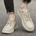 Retro Men's Board Shoes Platform Low-top Casual Shoes Small Leather Shoes Men_vogvips.com