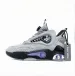 Mens Grey Purple Air Cushion Basketball Shoes Breathable Mesh For Sports Training Daily Wear_vogvips.com