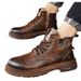European Warm Series Martin Boots Trendy Casual Versatile Warm Work Non-Slip Wear-Resistant Fashion Sports Men's Shoes_vogvips.com
