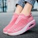 Women Walking Running Mesh Fashion Platform Slip-On Sneaker Air Cushion Gym Modern Dance Shoes_vogvips.com