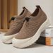 Shoes For Women In The Summer Of 2025, Woven Socks, Fashionable Trendy Sponge Cake Shoes, And Lazy Shoes_vogvips.com