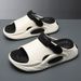 Men's Outdoor In Summer, EVA Slip Anti Odor Straight Drag, Thick Sole For Increased Breathability And A Sense Of_vogvips.com