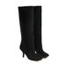 Small Wow Women's Knee-High Suede Riding Boots With 8CM Heel - Stylish Square Toe Boots For Fall & Winter (Black, Khaki, Beige, Sizes 36-42)_vogvips.com