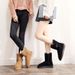 EBV Snow Boots, Women's Cowhide Midsole Boots, Fashionable, Warm, Thick, Plush, Anti Slip, Cute Fur Integrated Cotton Shoes_vogvips.com