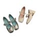 Mary Jane Summer 2025 New Style With Skirt Coarse Heels Non Tiring Foot Temperament Women's Single Shoes_vogvips.com