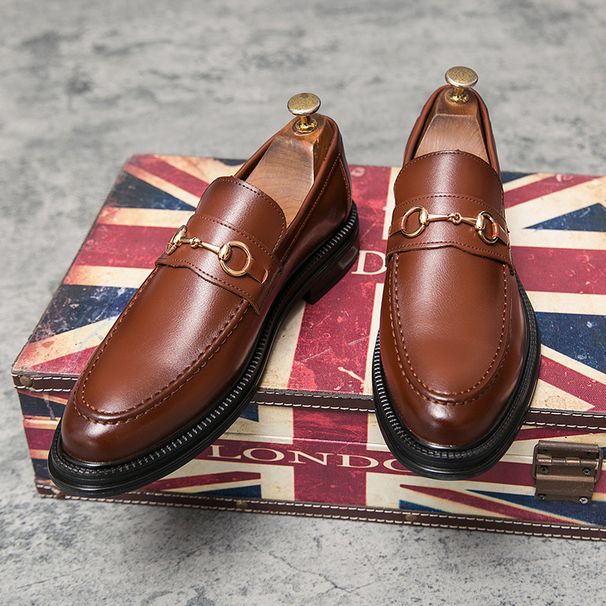Youth Breathable Outdoor Casual Fashion Non-Slip Slip-On Men's High-End Leather Shoes 2025 Summer New Trend_vogvips.com