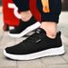 New Men's Summer Outdoor Mesh Casual Trendy Breathable Lightweight Solid Color Flat Plate Shoes 0217_vogvips.com