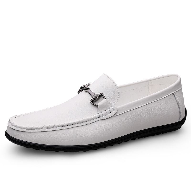 Doudou Shoes Men's Soft-soled Foot-fitting Lazy Shoes Men's Driving Shoes_vogvips.com