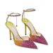 European And American Gradient Pink Closed-toe Sandals For Women With Thin Heels, 2026 Summer New Model, Full Diamond_vogvips.com