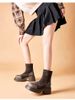 Slim Boots Elastic Boots For Women's Autumn And Winter Maillard Ankle Boots_vogvips.com