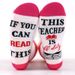 Cotton mid-tube socks sole letter jacquard leisure sports socks creative socks_vogvips.com