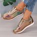 Business For Women'S Sneaker Wedges Sequined Casual Fashion Comfortable Sneakers Shoes Woman 2025 Trend_vogvips.com