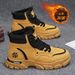 European Warm Series Winter 2025 New Mid-High Top Fashion British Workwear Men's Shoes Height Increasing Thick Sole Outdoor Warm Martin Boots_vogvips.com