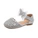 New Children's Leather Shoes Rhinestone Princess Shoes Girls Pearl Soft Soled Sandals Female Treasure Crystal Shoes Small Shoes_vogvips.com
