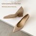 Cameido French Retro Pointed Toe High Heel Office Pumps For Women In Spring_vogvips.com