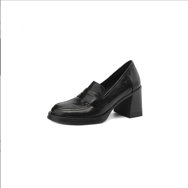 High Heels For Women, Loafers For Women, Simple Small Leather Shoes For Girls_vogvips.com