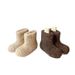 Soft Leather Version ~ Lamb Little Potato Thickened Warm 5cm Height Increasing Cotton Shoes Wool Short Women_vogvips.com