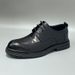 Men's 2024 Summer New British Style Lace-up Genuine Breathable High-end Pure Cowhide Business Casual Leather Shoes_vogvips.com