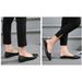 Women's Black Work 2026 New Model Office Soft-soled Flat Professional Flight Attendant Women's Pointed-toe Leather Shoes_vogvips.com