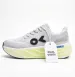 Women Minimalist Lightweight White Yellow Gradient Mesh Running Shoes With Breathable Upper And ONKE Logo_vogvips.com