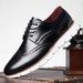Large-size Men's Leather Shoes For Casual And Fashionable Wear, Breathable, With An English Style And Trendy, Versatile Design._vogvips.com