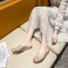 2025 New Women's Crystal Closed-Toe Half Indoor Outdoor Casual Hollow Lightweight Ladies Slippers Summer_vogvips.com
