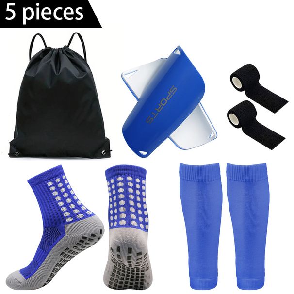 Outdoor Sports Combination Anti Slip Sports Football Socks Sports Ball Bag Bandage Socks Leg Guards Knee Pads_vogvips.com