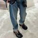 In Stock Cowhide Version ~ European And American Retro Split-Toe Belt Buckle Martin Women's British Style Pig's Trotter_vogvips.com