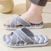 Cross-border Women's Home Slippers, Non-slip EVA Thick-soled Breathable Couple's Sandals, Men's Large-size Bath Slippers, Direct From The Factory_vogvips.com