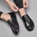 Men's 2025 New Model High-End Gentleman British Style Trendy Loafers Breathable Soft Surface Business Leather Shoes_vogvips.com