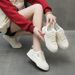 Mesh Dad Shoes For Women Thick Soled Platform Shoes 2025 Spring New All Match Popular Small Height Enhancing Casual Women's Shoes_vogvips.com