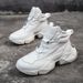 Men's Height-Increasing Sneakers - Thick-Soled Leather High-Top Dad Shoes (Trendy Summer Sports Shoes For Casual & Athletic Wear)_vogvips.com