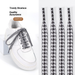 Houndstooth Canvas Sneakers – Classic Black & White Slip-On Flats With Striped Laces (Unisex, All-Season, 5 Lengths)_vogvips.com