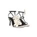 High-end Design White Flower Open-toe Sandals For Women Fairy Style One-strap High Heels Thin Heel Square Toe Women's_vogvips.com