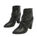 666-20 Short With Pointed Toes, Thick Heels, High Heels. The Zipper At The Back Is Comfortable, Warm, And Elegant For_vogvips.com