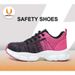 Labor Protection Shoes With Fly Woven Uppers, Lightweight Comfortable Sports Steel Toe Caps For All Seasons, Smashing_vogvips.com