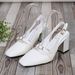 Women's plus Size Square Toe Elegant Closed Toe Sandals Chunky Heel Sexy Leather Buckle High Heels for Summer_vogvips.com