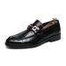 Euro Step Brogue Autumn Casual Korean Pointed Toe Fashion Men's British Style Hairdresser Leather Slip-On Trendy Shoes For Men_vogvips.com