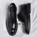 Euro Step Blok Leather 8cm Breathable Business Formal Height Increasing For Men 6cm Autumn Wedding Groom Men's Shoes_vogvips.com