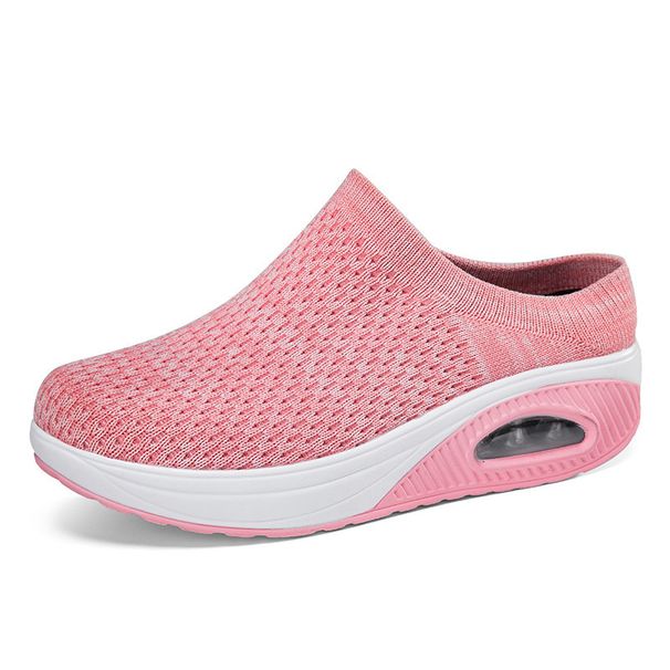 Large Size Breathable Mesh Casual Sports Women's Thick Soled Height Boosting One Step Lazy Shoes 5Fb 309_vogvips.com